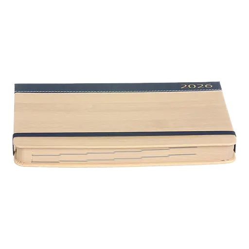 Ежедневник датированный Buromax Bark 2026 A5 искусственная кожа синий (BM.21144-02) - фото 4