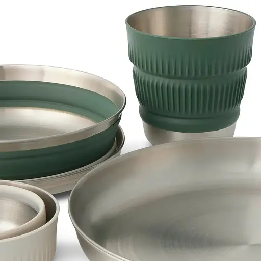 Набір посуду Sea To Summit Detour Stainless Steel Collapsible Dinnerware Set (1033-STS ACK039041-122101) - фото 5