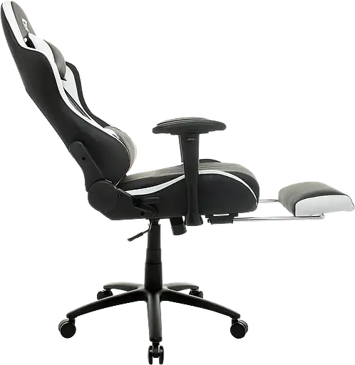 Геймерське крісло GT Racer чорне з білим (X-2534-F Black/White) - фото 5