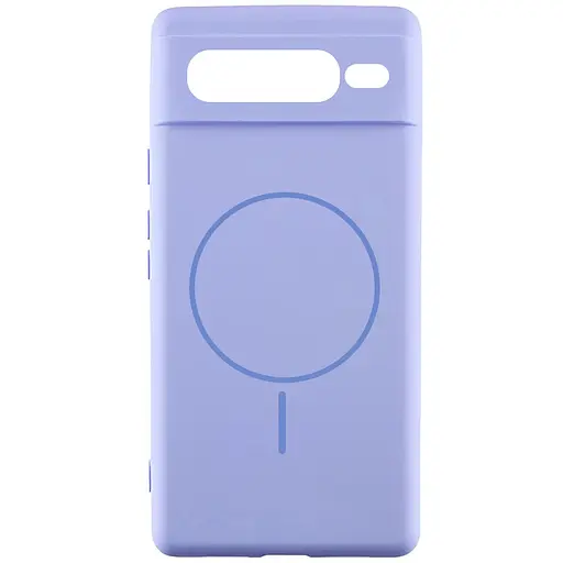 Чохол Silicone Cover Lakshmi Full Camera (AA) with MagFit для Google Pixel 7 Pro Бузковий / Dasheen - фото 1