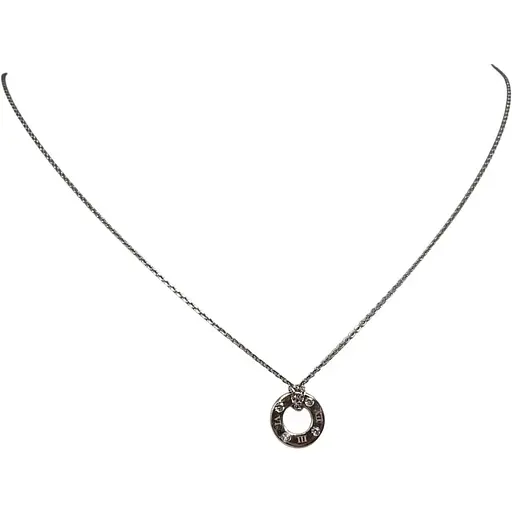 Срібне кольє Qvaliz Годинничок с фианитами. 90801283