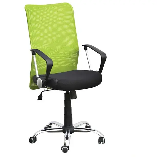 Кресло АЭРО HB сиденье Сетка черная, Неаполь N-20/спинка Сетка лайм