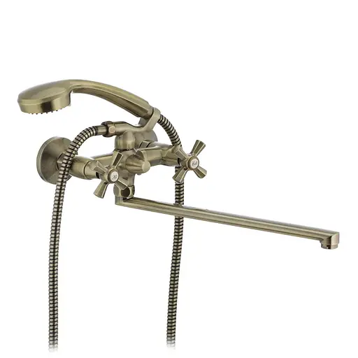 Смеситель для ванны Mixxus Premium Retro Bronze-140 MI1651 Бронза - фото 1