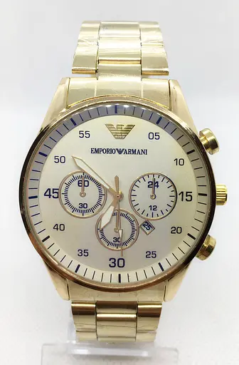 Часы мужские No Brand Emporio Armani Золотистые (IBW680Y) - фото 2
