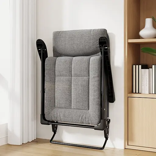 Розкладне крісло ліжко з вбудованим матрацом Leobro Grey (LB-FCB-G3-GRY) - фото 4