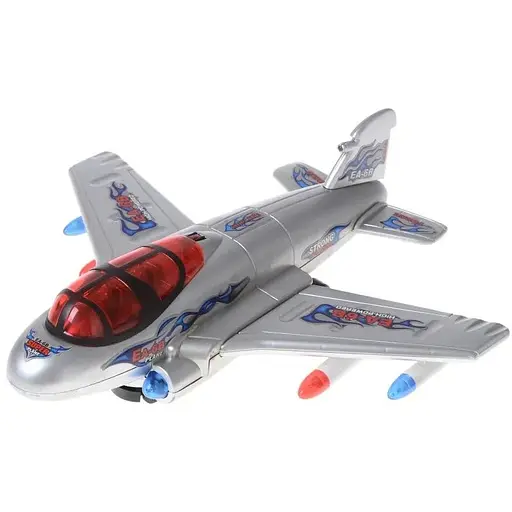 Игрушечный самолет истребитель с эффектами IM110