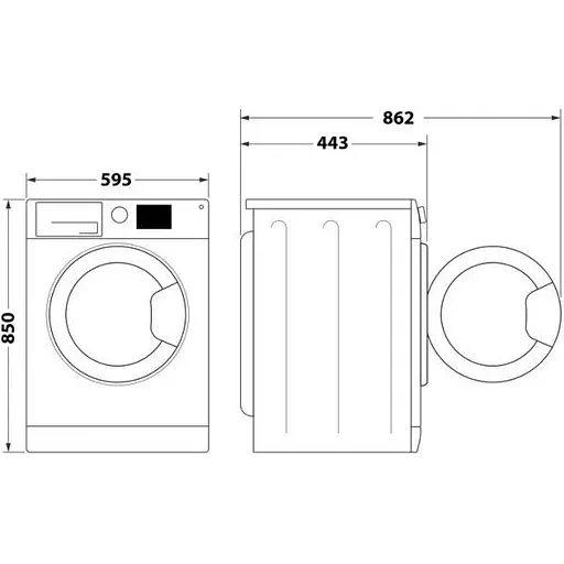 Пральна машина Indesit OMTWSE 61293 WK UA автоматична - фото 6