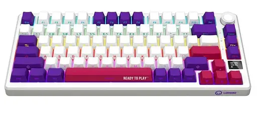 Клавиатура Lorgar KBP7075W Wireless Pro 75% Exploded White EN/UA (LRG-KBP7075W-WH-US) - фото 1