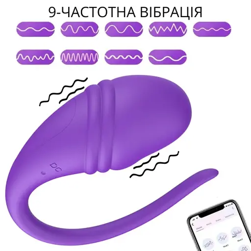 Вибратор с управлением со смартфона I'MCUM Smart Secret Love Фиолетовый (IM-KTD254) - фото 6