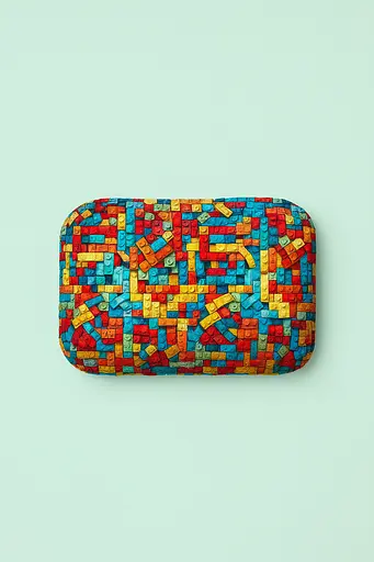 Лежанка для собак Waudog Relax Блоки S 34х45х17 см  - фото 3