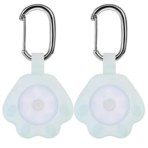 Фонари для собак NOVKIN, 2 шт., с USB-аккумулятором, сменой цвета, водонепроницаемые светодиодные фонари для безопасности собак IP67