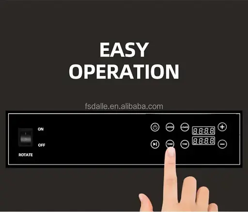 Комерційний роторний дегідратор для ковбасних виробів м'яса риби Food Dehydrator LT- 015 58 крюків - фото 2