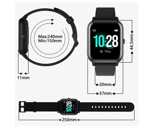 Умные часы Blackview R30 черные - фото 6