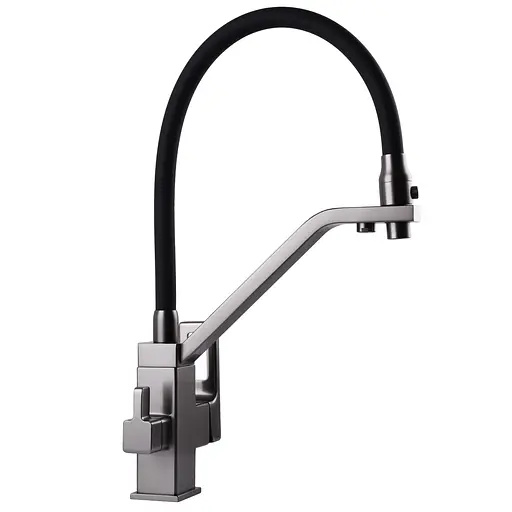 Смеситель для кухни под осмос Globus Lux Lazer GLLR-0900-11-01 Графит - фото 5