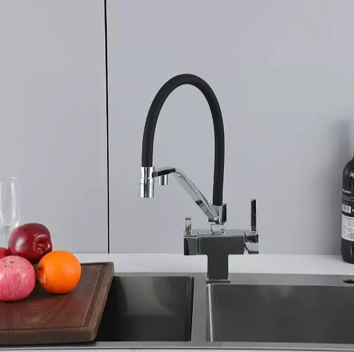 Змішувач для кухні Gappo з виходом для питної води, з гнучким виливом G4395-60 - фото 3