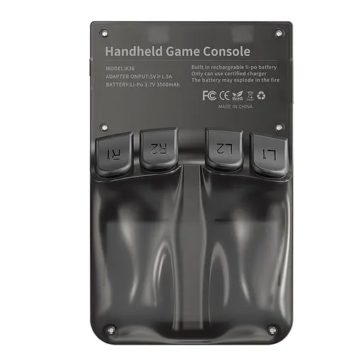 Портативная игровая консоль Kinhank K36 (R36S) Handheld 64GB (черная) + 16000 видеоигр - фото 8