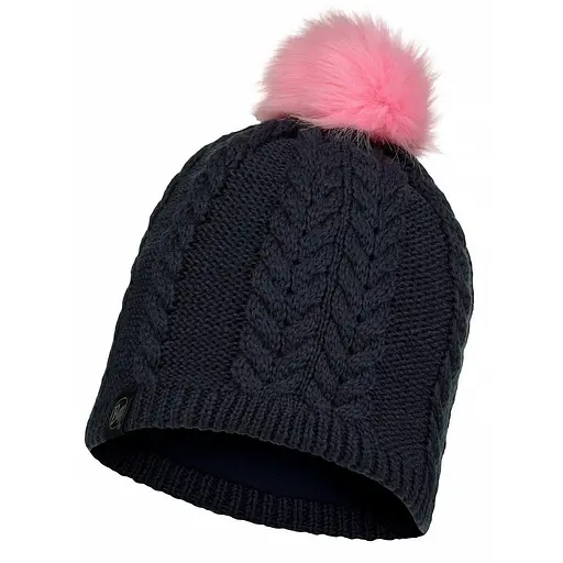 Шапка Buff Khitted & Fleece Hat Nina Night Blue (1033-BU 123544.779.10.00)