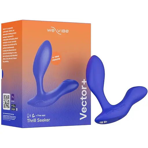 Смарт-вибромассажер простаты We-Vibe Vector+ Royal Blue - фото 7
