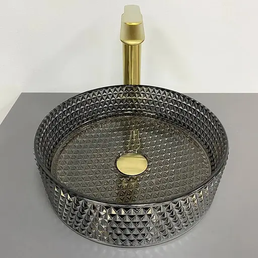 Умивальник VBI Sepino black накладний VBI-016301, Чорний матовий - фото 1