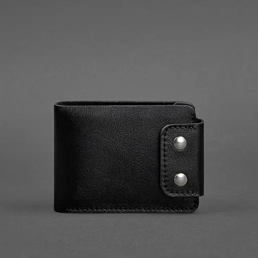 Мужской кожаный портмоне Zeus 9.0 черный - фото 5