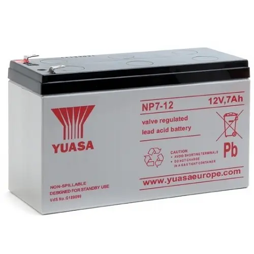 Акумулятор Yuasa NP7-12L AGM (12V 7Ah)