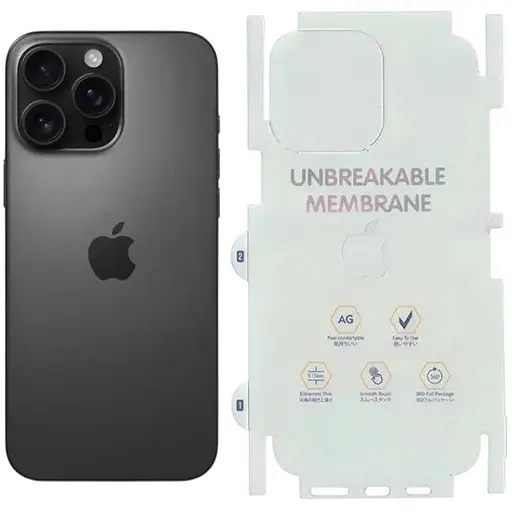 Захисна плівка DK для Apple iPhone 16 Pro | AG Matte Unbreakable Membrane HydroGel 360° (clear)