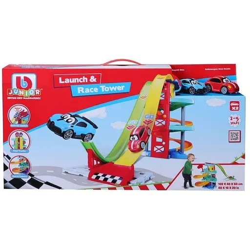 Уцінка. Набір ігровий Bb Junior Гоночна вежа з трампліном (16-88604) - фото 5