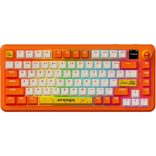 Клавиатура Ajazz AK820 Max Avocado Switch Orange AK820MAX-AS-OW (129509)