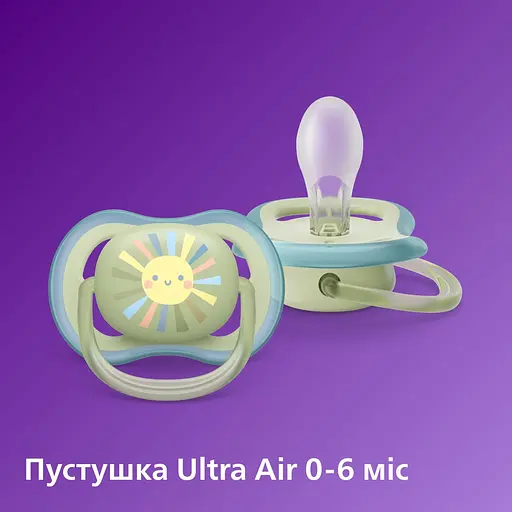 Набор для новорожденных Philips Avent Natural Природный Поток Бутылочка 125 мл + Пустышка Ultra Air 0-6 мес. (SCD837/10) - фото 3
