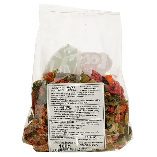 Повседневный корм для грызунов Lolo Pets Vita Herbal Овощная грядка 100 г (LO-74101) - фото 3