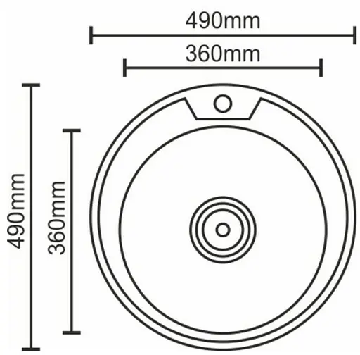 Кухонная мойка Platinum 490 декор (SP000000256) - фото 5