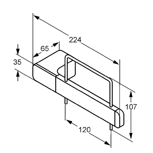 Держатель туалетной бумаги Kludi E2 4997105 - фото 2