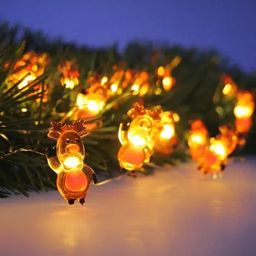 Гирлянда-струна Chomik Олень 20LED на батарейках (LED4161) - фото 4