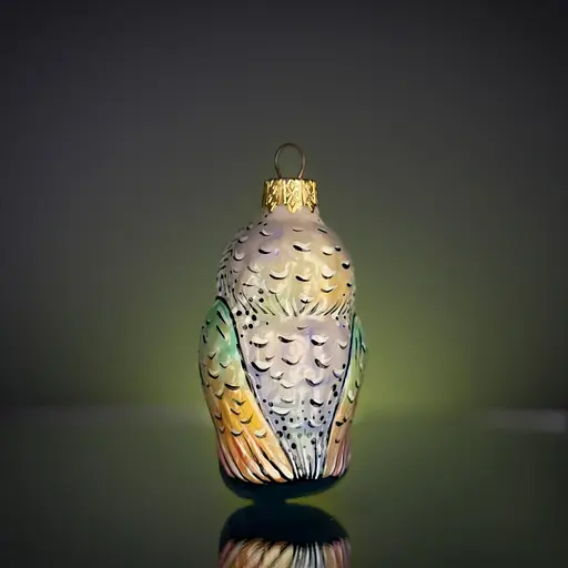 Ялинкова прикраса Різдвяні історії Полярна сова скло (4820001045758) - фото 4