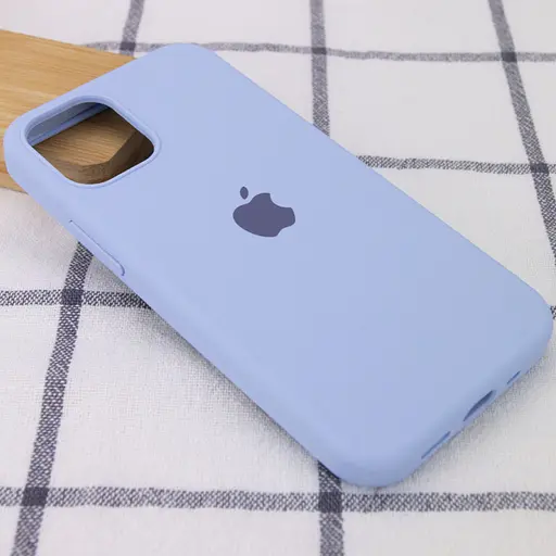 Чохол Silicone Case Full Protective (AA) для Apple iPhone 15 Pro (6.1) Блакитний / Lilac Blue - фото 2
