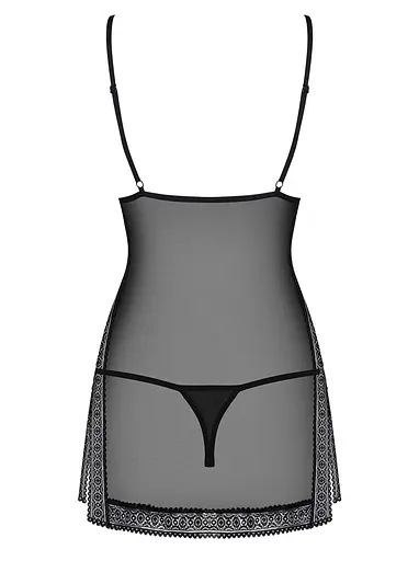 Комплект белья Obsessive 862-CHE-1 L/XL черный - фото 4