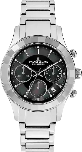 Часы Jacques Lemans Venice 1-2151E silver bezel