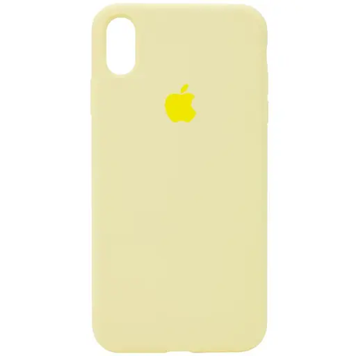 Чехол Epik Silicone Case Full Protective AA для Apple iPhone X/XS 5.8 Желтый/Mellow Yellow