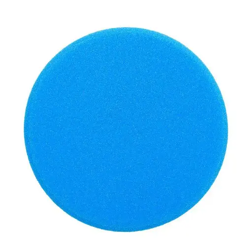 Губка для полировки K2 Duraflex на липучке голубая 150 мм х 25 мм - фото 1
