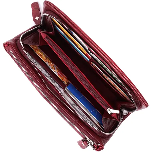 Кожаный женский кошелек ST Leather 21х10.5х2 см acs0028458 - фото 4