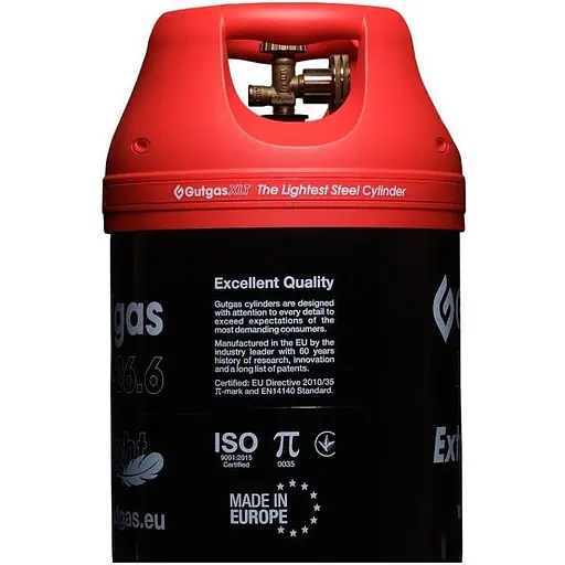 Побутовий газовий балон Gutgas ExtraLight XLT-26.6 (GAXL2622) [150029] - фото 2