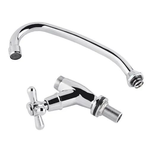 Кран для кухні на одну воду Lidz (CRM) Dominox 15 269F - фото 3