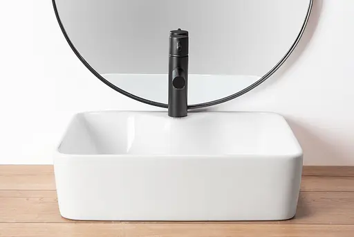 Умивальник Rea Kelly накладний білий REA-U6524, Білий - фото 4