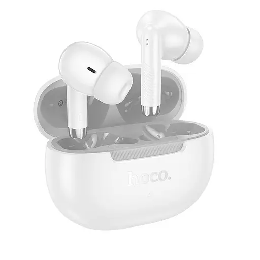 Навушники бездротові Hoco EQ24 Estrella TWS Bluetooth 5.4 стереогарнітура в кейсі білі - фото 2