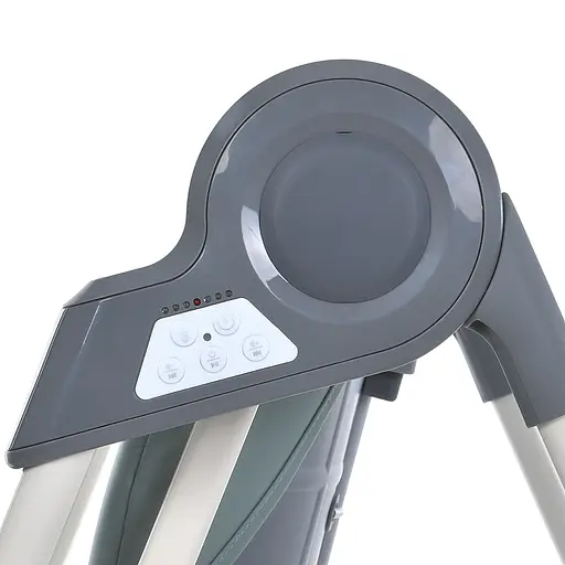 Стул для кормления-качели El Camino ME 1087-G SWAN, с Bluetooth Pale Green - фото 9