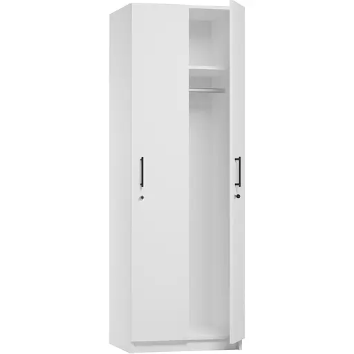Шафа гардеробна Orange-Line для роздягальні з двома відділеннями ОП-903 600х520х1800 Білий