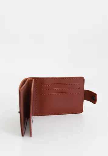 Кожаная обложка-портмоне для удостоверения участника боевых действий (УБД) Светло-коричневая - фото 11