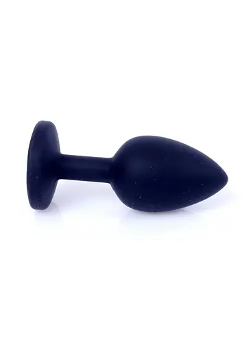 Силіконова анальна пробка з кристалом Boss Plug Jewellery 8 см (рожевий) - фото 7