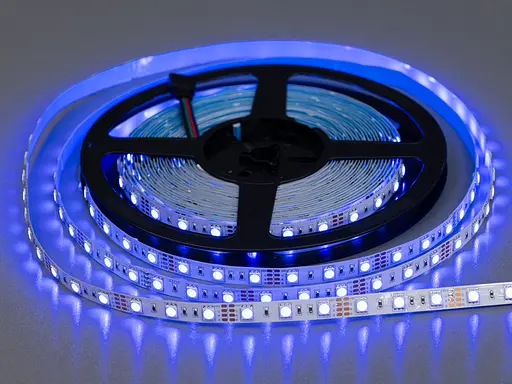 Світлодіодна стрічка 12В, 60діодів на метр, 10мм, RGB - фото 4