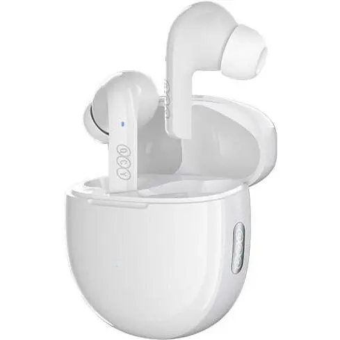 Наушники TWS QCY T18 White - фото 7